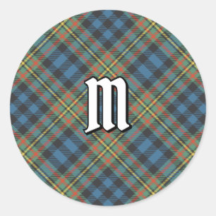 Clan MacLellan Ancient Tartan Classic Round Sticker