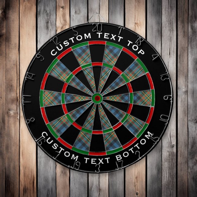 Clan MacLellan Ancient Tartan Dartboard (Creator Uploaded)