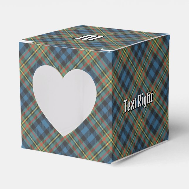 Clan MacLellan Ancient Tartan Favor Box (Front Side)