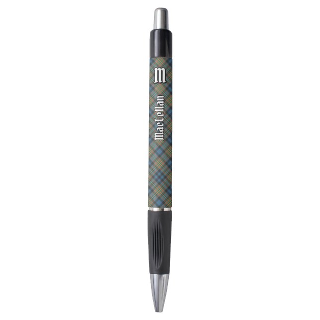 Clan MacLellan Ancient Tartan Pen (Front Vertical)