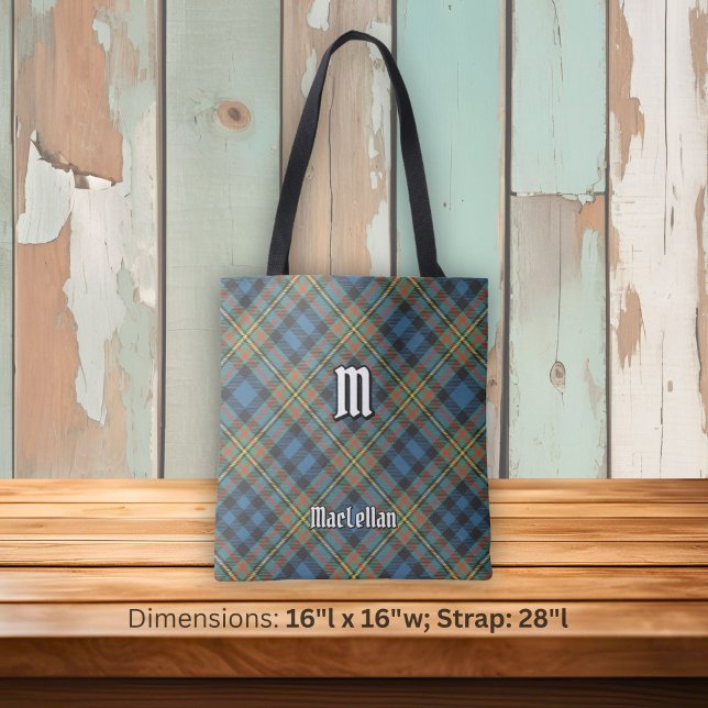 Clan MacLellan Ancient Tartan Tote Bag (Creator Uploaded)