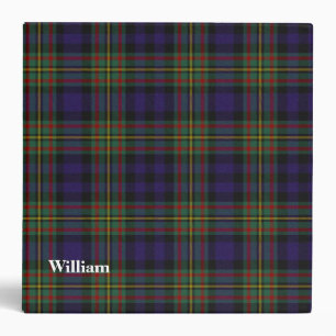 Clan MacLellan Custom Tartan Plaid Binder