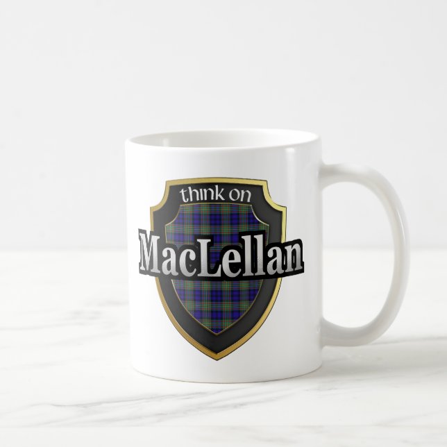 Clan MacLellan Dynastie écossaise Tartan Mugs Cups (Droite)