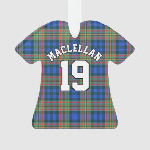 Clan MacLellan Tartan Christmas Jersey Ornament