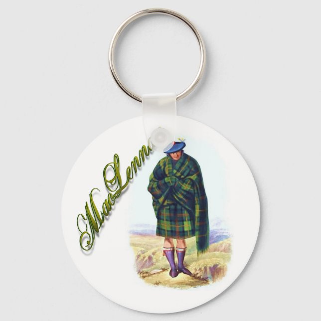 Clan MacLennan Scottish Dream Keychain (Front)