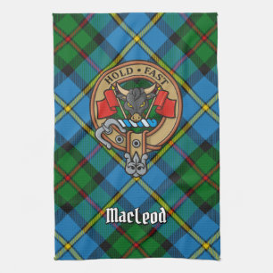 Clan MacLeod Crest Kitchen Towel