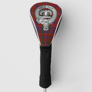 Clan MacLeod Crest & Red Tartan Golf Head Cover