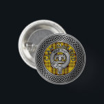 Clan MacLeod Crest & Tartan Knot Button<br><div class="desc">Clan MacLeod Crest & Tartan Knot</div>