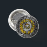 Clan MacLeod Crest & Tartan Knot Button<br><div class="desc">Clan MacLeod Crest & Tartan Knot</div>