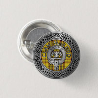 Clan MacLeod Crest & Tartan Knot Button
