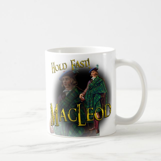 Clan MacLeod Hold Fast! Old Scottish Mug (Right)