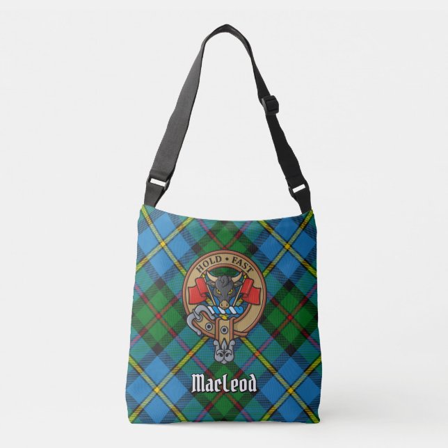 Clan MacLeod Hunting Tartan Crossbody Bag (Front)