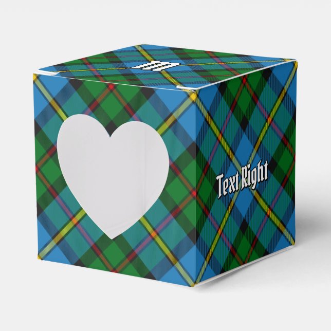 Clan MacLeod Hunting Tartan Favor Box (Front Side)
