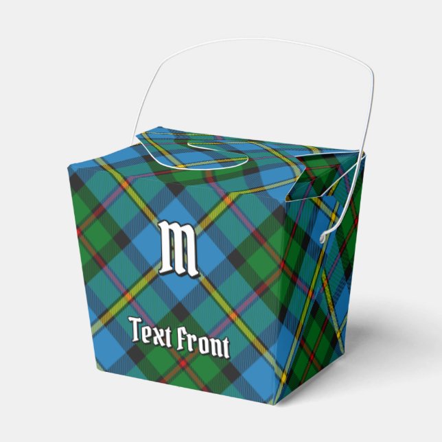 Clan MacLeod Hunting Tartan Favor Box (Front Side)