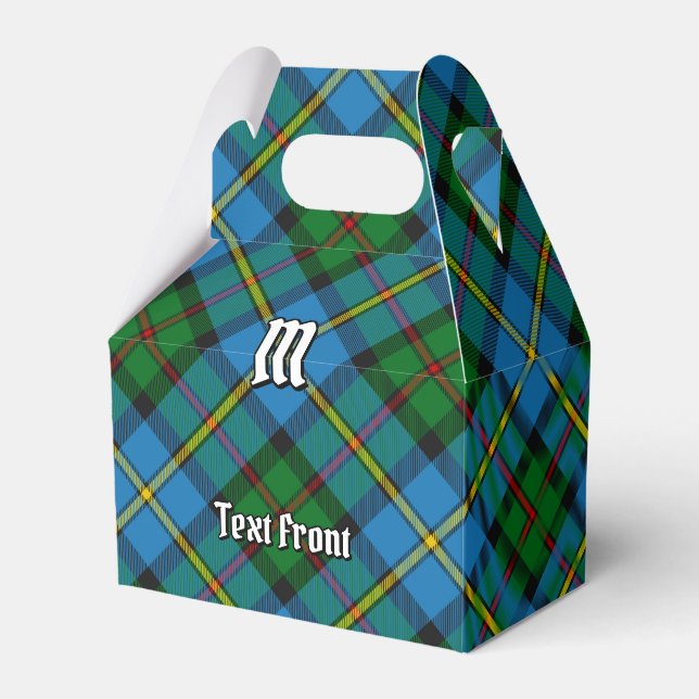 Clan MacLeod Hunting Tartan Favor Box (Front Side)