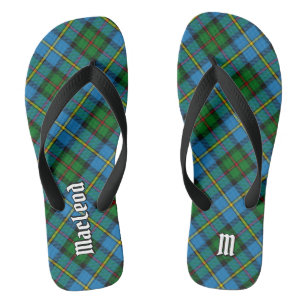 Clan MacLeod Hunting Tartan Flip Flops