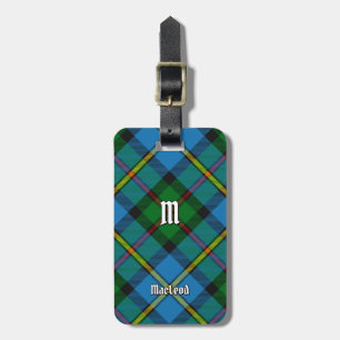 Clan MacLeod Hunting Tartan Luggage Tag
