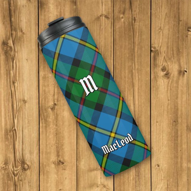 Clan MacLeod Hunting Tartan Thermal Tumbler (Creator Uploaded)