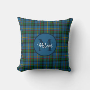 Clan MacLeod Monogrammed Throw Pillow