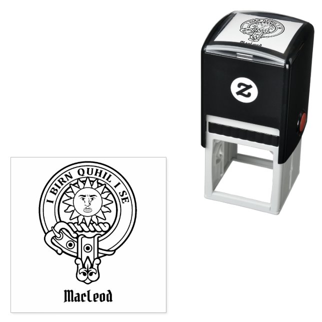 Clan MacLeod of Lewis Crest Self-inking Stamp (In Situ)