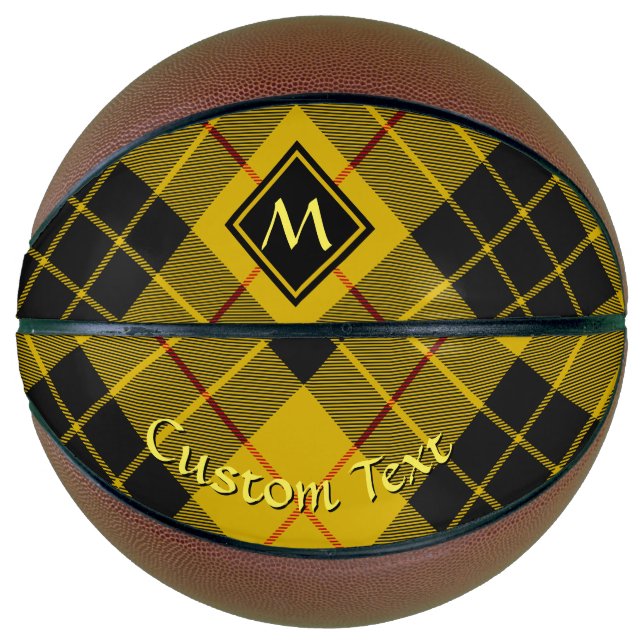 Clan Macleod of Lewis Tartan Basketball (Front)
