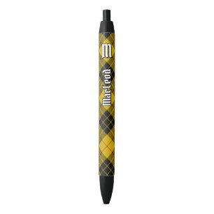 Clan Macleod of Lewis Tartan Black Ink Pen