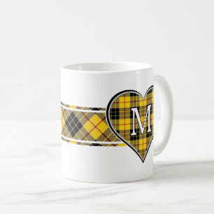 Clan MacLeod of Lewis Tartan Heart Coffee Mug