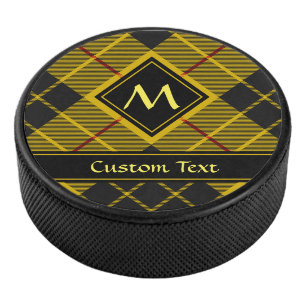Clan Macleod of Lewis Tartan Hockey Puck