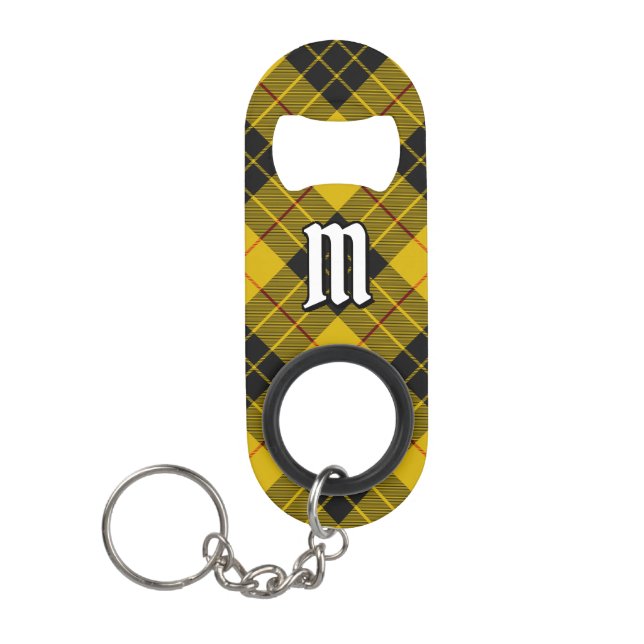 Clan Macleod of Lewis Tartan Keychain Bottle Opener (Front)