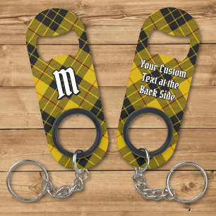 Clan Macleod of Lewis Tartan Keychain Bottle Opener