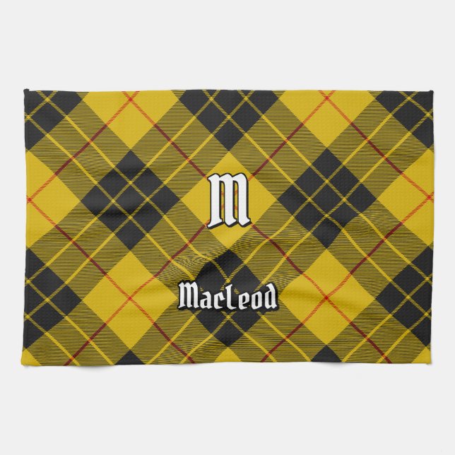 Clan Macleod of Lewis Tartan Kitchen Towel (Horizontal)