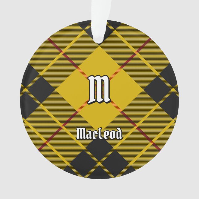 Clan Macleod of Lewis Tartan Ornament (Front)