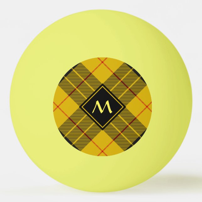 Clan Macleod of Lewis Tartan Ping Pong Ball (Front)