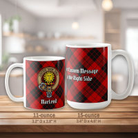 Clan MacLeod of Raasay Crest over Tartan