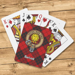 Clan MacLeod of Raasay Crest Playing Cards