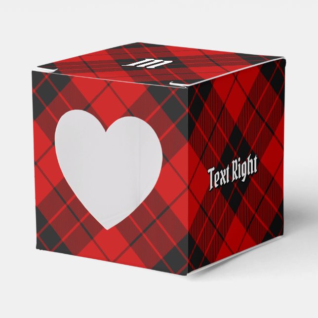 Clan Macleod of Raasay Tartan Favor Box (Front Side)