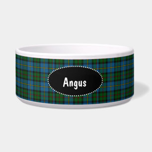 Clan MacLeod Plaid Custom Dog Bowl