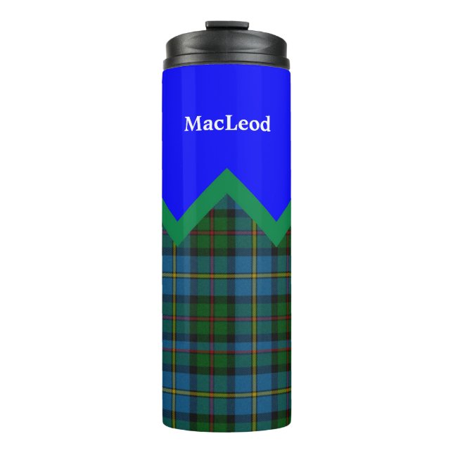 Clan MacLeod Plaid Custom Thermal Tumbler (Front)