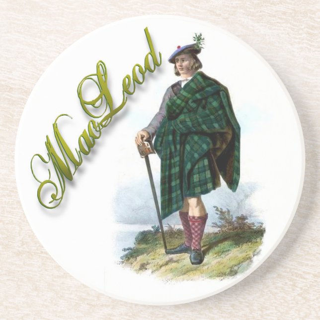 Clan MacLeod Scottish Dream Coaster (Front)