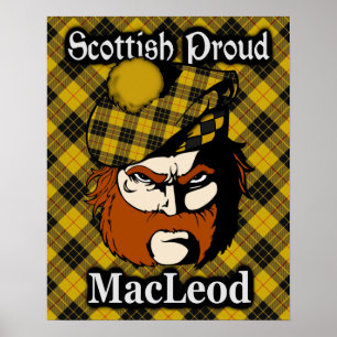 Clan MacLeod Scottish Tartan Poster