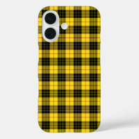 Clan MacLeod Tartan Yellow and Black Plaid