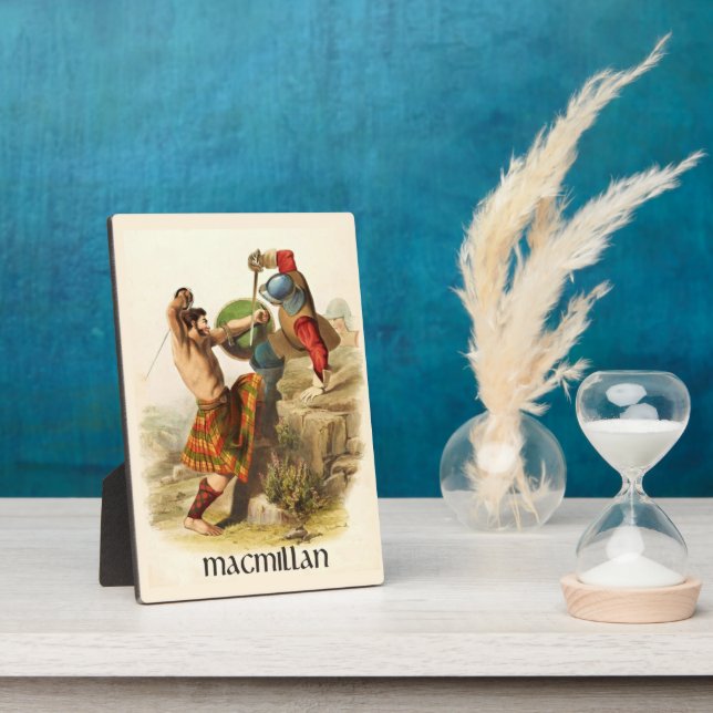 Clan MacMillan Clans of Scotland by R. R. McIan Plaque (Side)