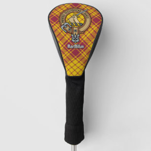 Clan MacMillan Crest over Dress Tartan Golf Head Cover