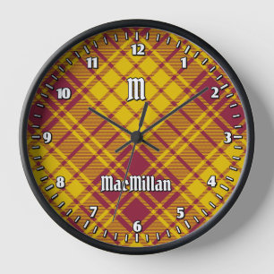 Clan MacMillan Dress Tartan Clock