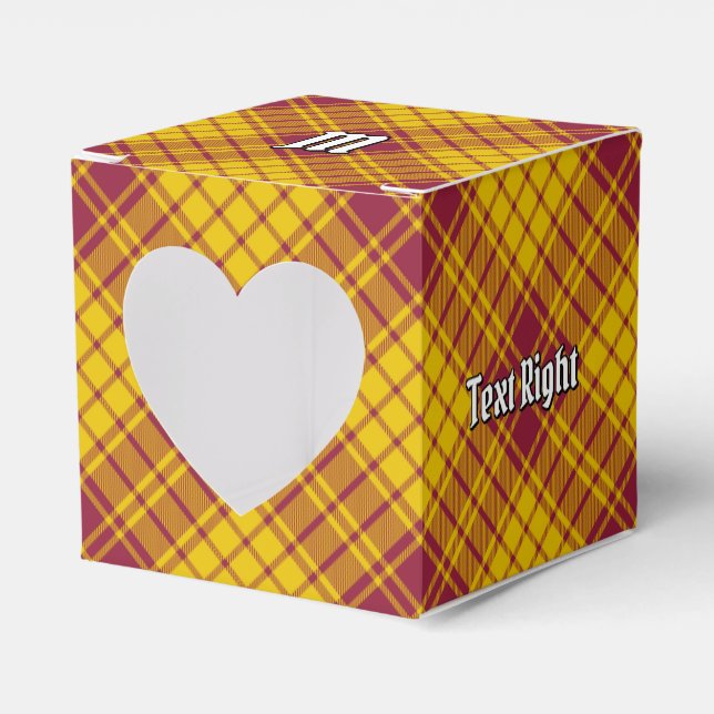 Clan MacMillan Dress Tartan Favor Box (Front Side)