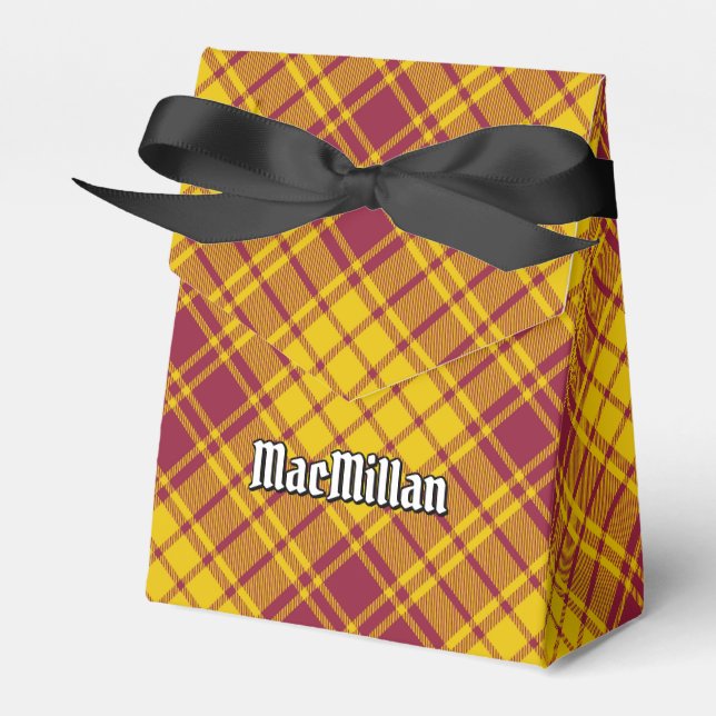 Clan MacMillan Dress Tartan Favor Box (Front Side)