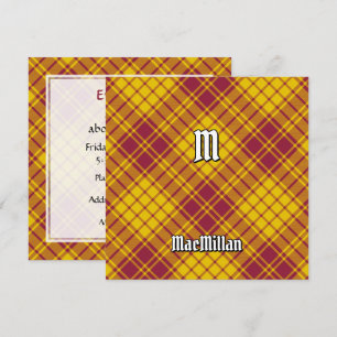 Clan MacMillan Dress Tartan Invitation