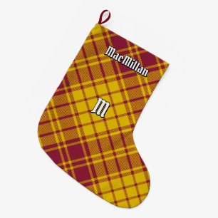 Clan MacMillan Dress Tartan Large Christmas Stocking