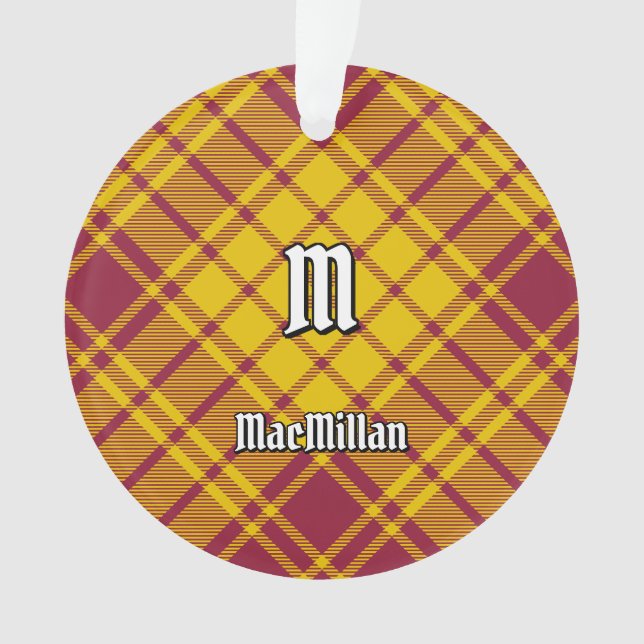 Clan MacMillan Dress Tartan Ornament (Front)