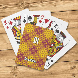 Clan MacMillan Dress Tartan Playing Cards